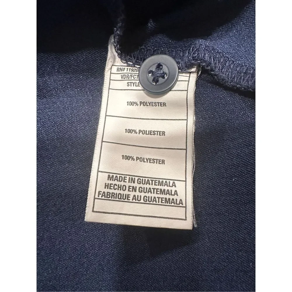 Adidas Men’s Navy Blue Climalite Short Sleeve Polo Shirt‎ Size Medium